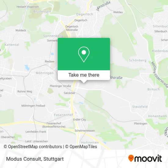 Modus Consult map