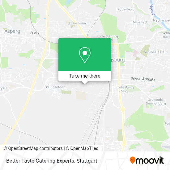 Better Taste Catering Experts map