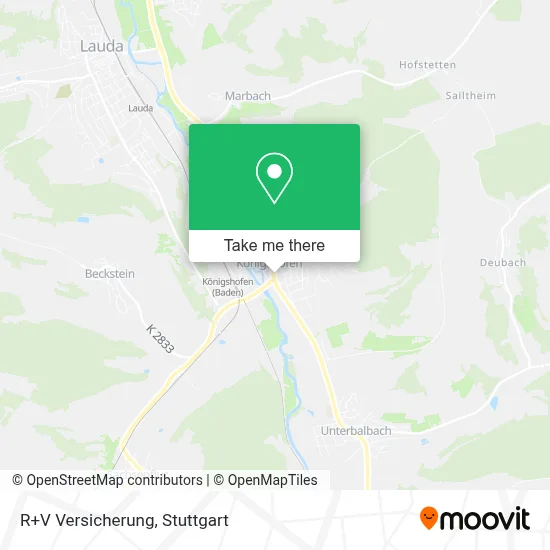 R+V Versicherung map