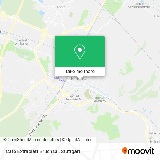 Cafe Extrablatt Bruchsal map