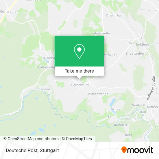 Deutsche Post map