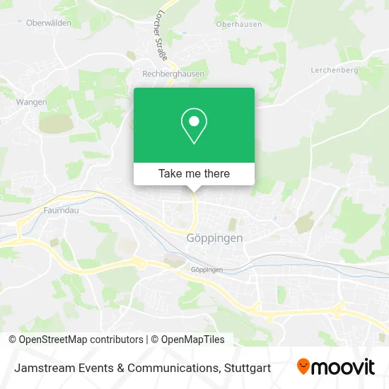 Jamstream Events & Communications map