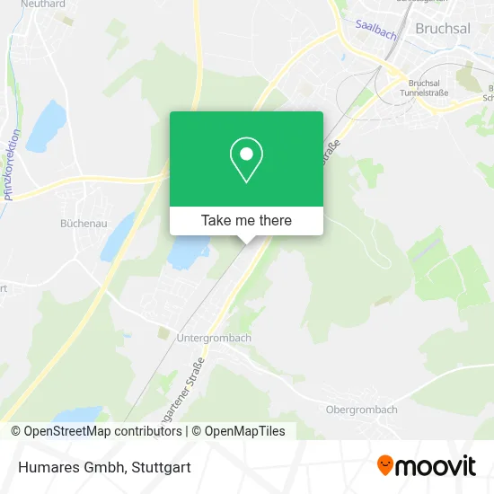 Humares Gmbh map