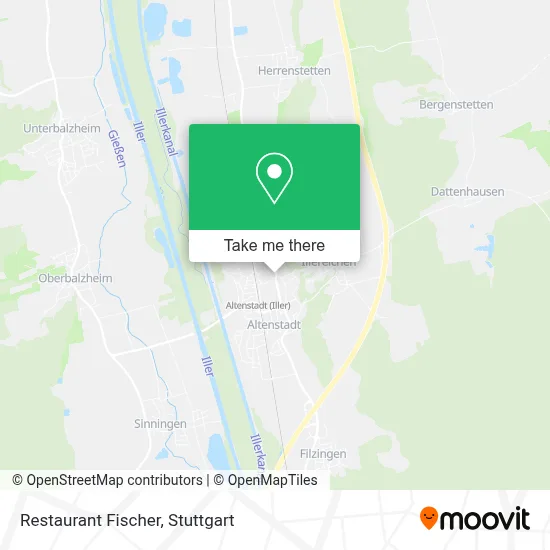 Restaurant Fischer map