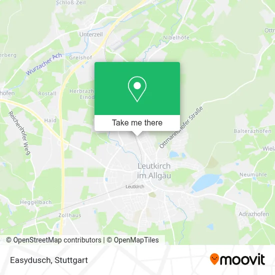 Easydusch map