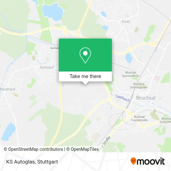 KS Autoglas map