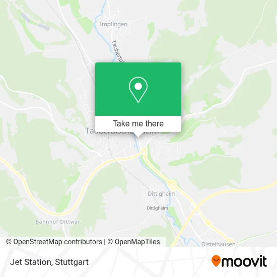 Jet Station map