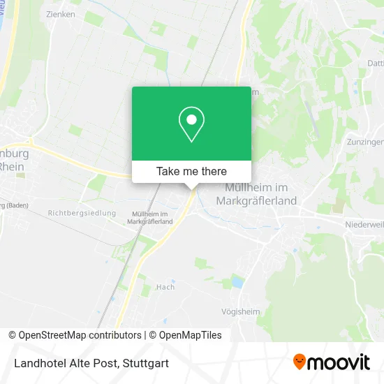 Landhotel Alte Post map