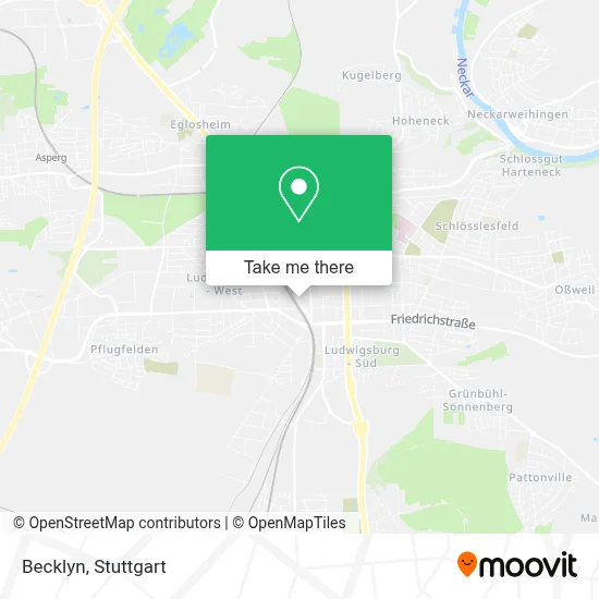 Becklyn map