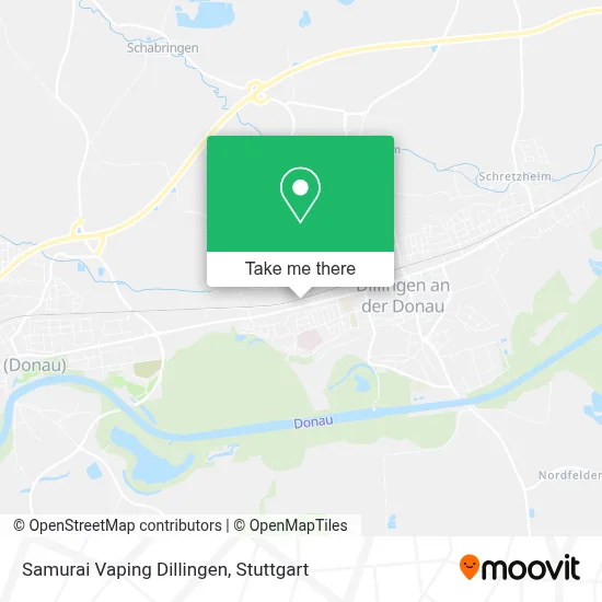 Samurai Vaping Dillingen map