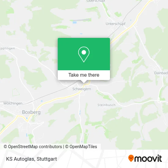KS Autoglas map