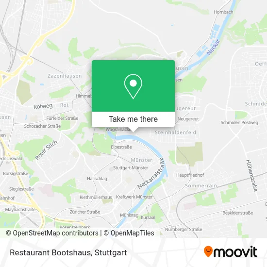 Restaurant Bootshaus map