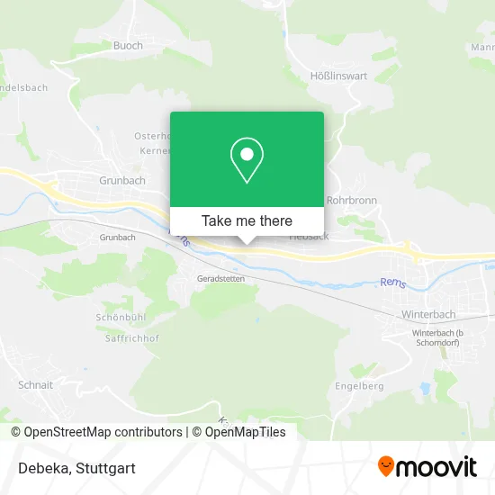 Debeka map