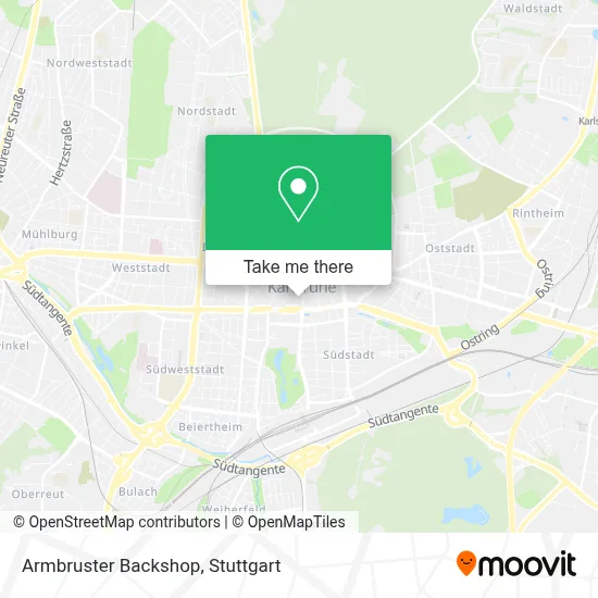 Armbruster Backshop map