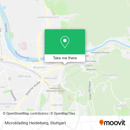 Microblading Heidelberg map
