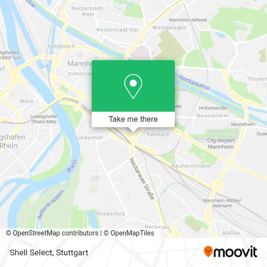 Shell Select map
