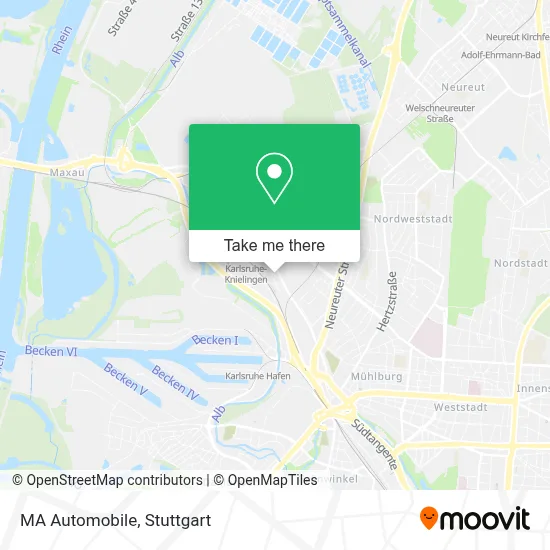 MA Automobile map