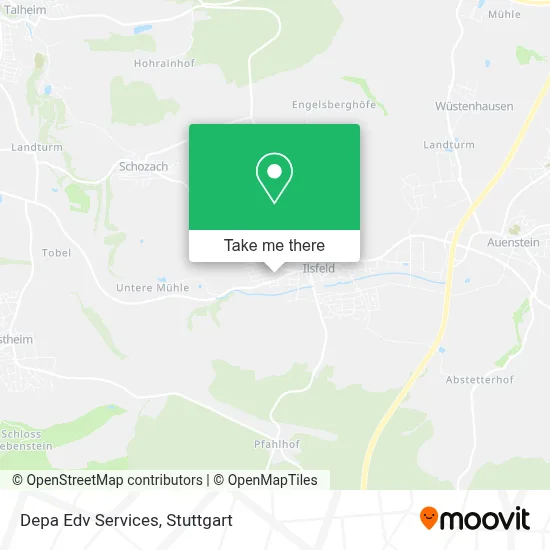 Depa Edv Services map