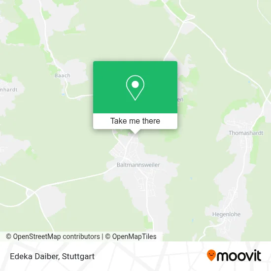 Edeka Daiber map