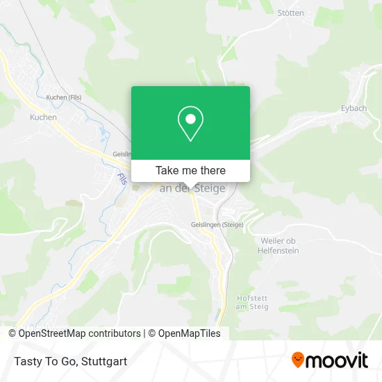 Tasty To Go map