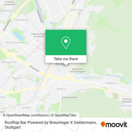 Rooftop Bar Powered by Breuninger X Geldermann map