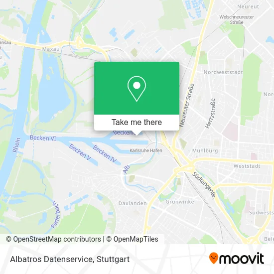 Albatros Datenservice map