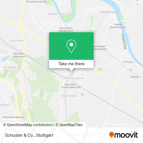 Schuster & Co. map