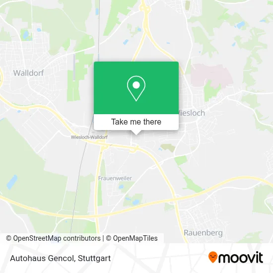 Autohaus Gencol map
