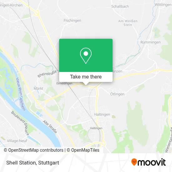 Shell Station map