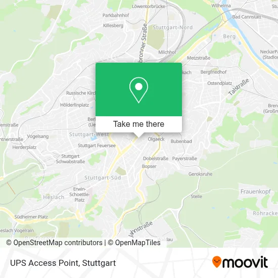 Ups Access Point map