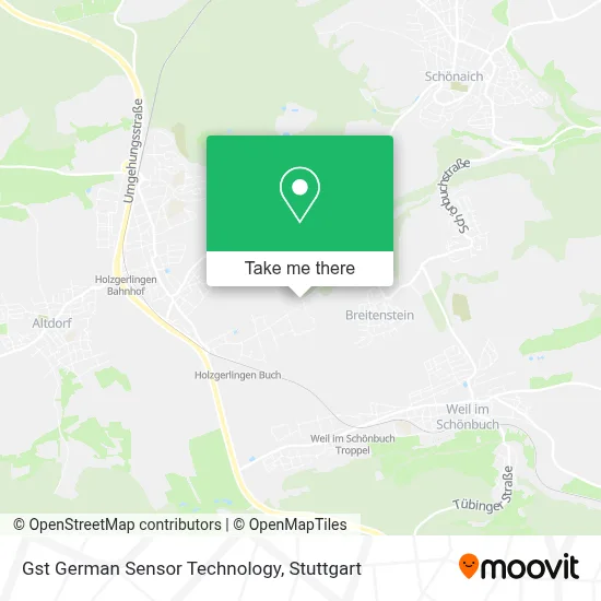 Gst German Sensor Technology map