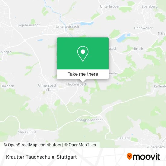 Krautter Tauchschule map