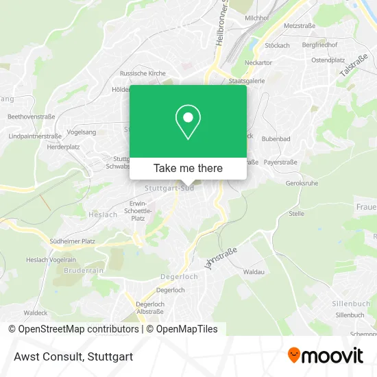 Awst Consult map