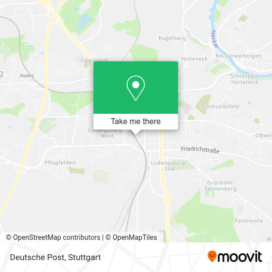 Deutsche Post map