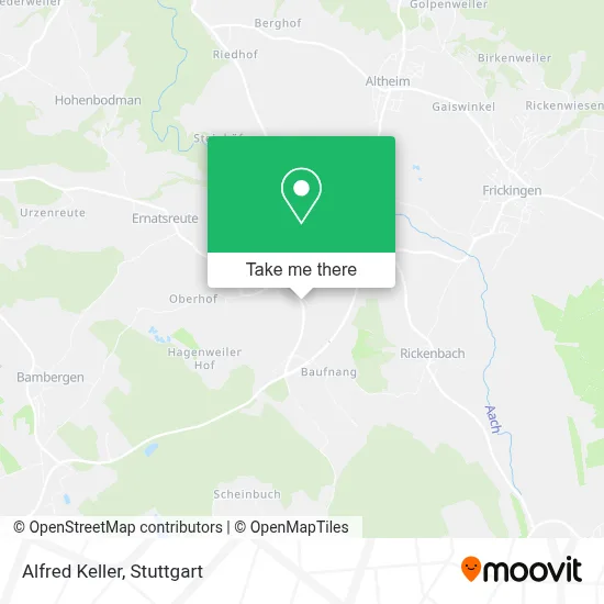 Alfred Keller map