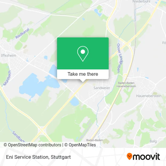 Eni Service Station map