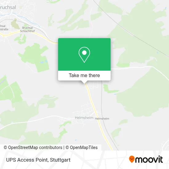 Ups Access Point map