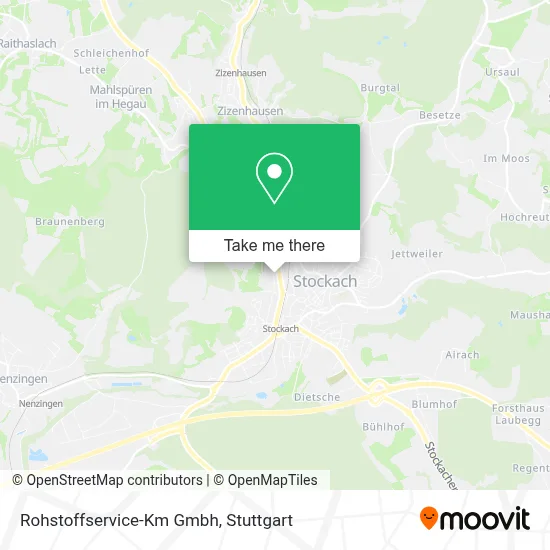 Rohstoffservice-Km Gmbh map