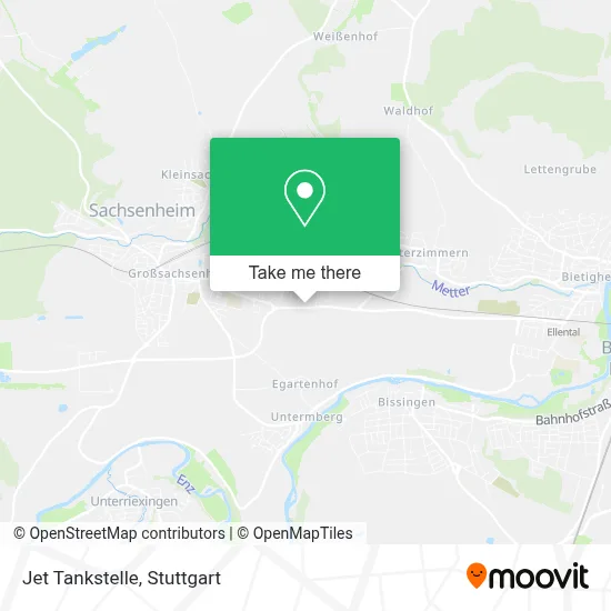 Jet Tankstelle map