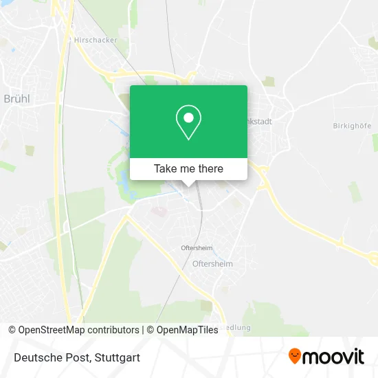 Deutsche Post map