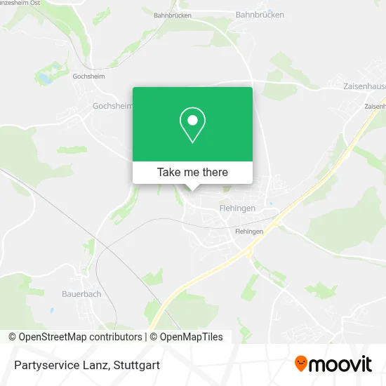 Partyservice Lanz map