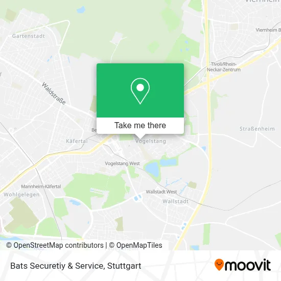 Bats Securetiy & Service map