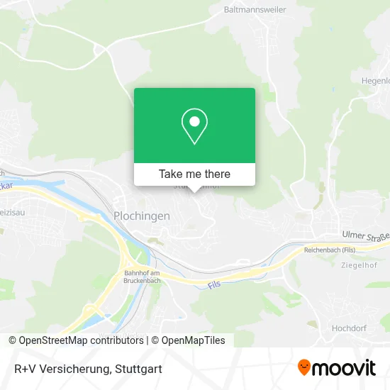 R+V Versicherung map