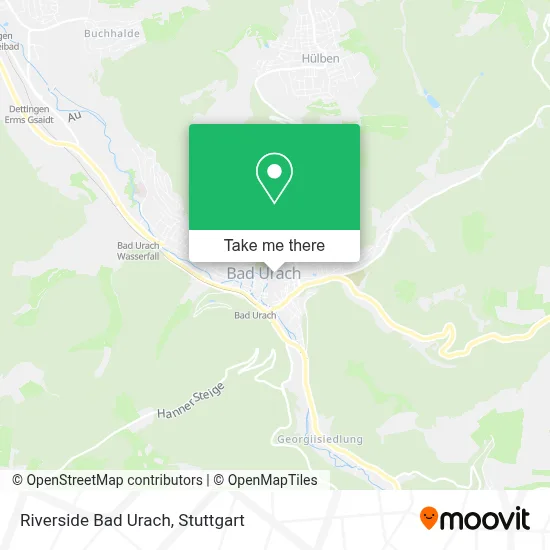 Riverside Bad Urach map