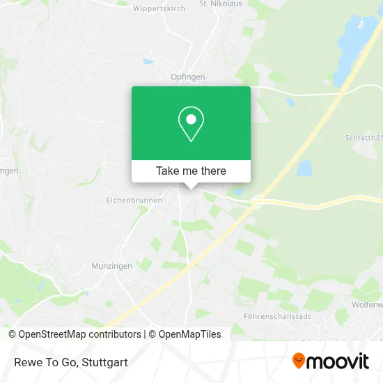 Rewe To Go map