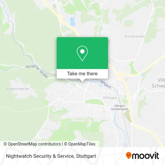 Nightwatch Security & Service map