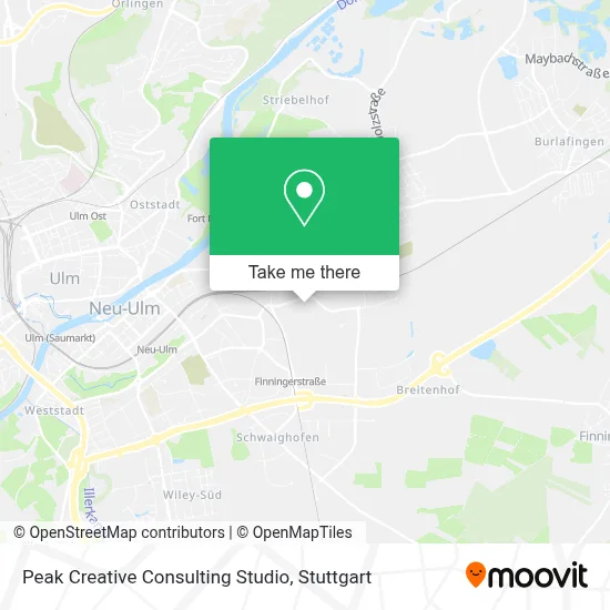Peak Creative Consulting Studio map