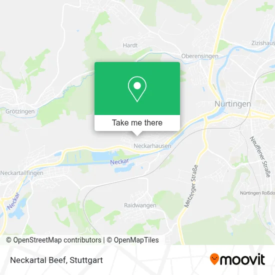 Neckartal Beef map