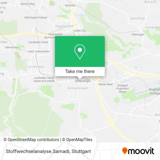 Stoffwechselanalyse.Samadi map
