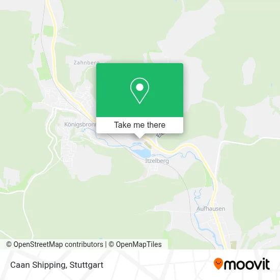 Caan Shipping map